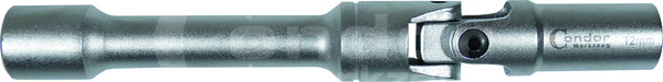 Galvutė žvakėms 3/8" 10mm. 6-kampė kardaninė Galvutė žvakėms 3/8" 10mm. 6-kampė kardaninė