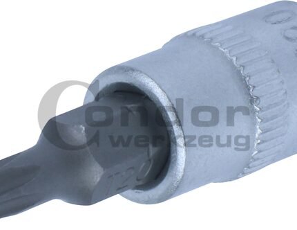 Įpresuotas 1/4 antgalis T20 TORX