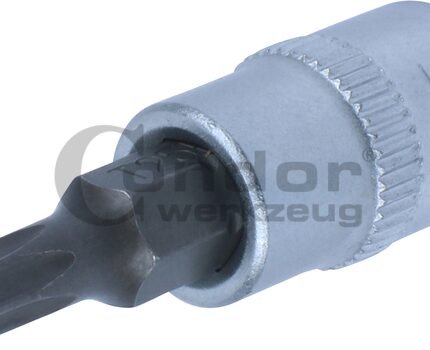 Įpresuotas 1/4 antgalis T25 su skyle