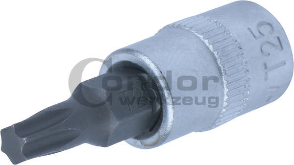 Įpresuotas 1/4 antgalis T25 TORX Įpresuotas 1/4 antgalis T25 TORX