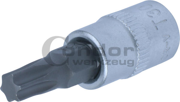 Įpresuotas 1/4 antgalis T30 TORX Įpresuotas 1/4 antgalis T30 TORX