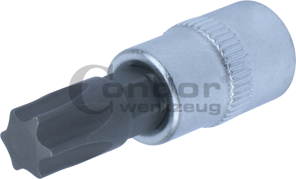 Įpresuotas 1/4 antgalis T45 TORX Įpresuotas 1/4 antgalis T45 TORX