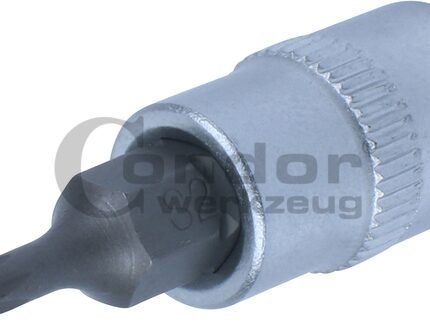 Įpresuotas 1/4 antgalis T9 su skyle