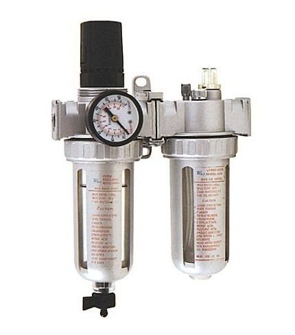 Oro srauto reguliatorius su filtru ir tepaline dydis1/2"