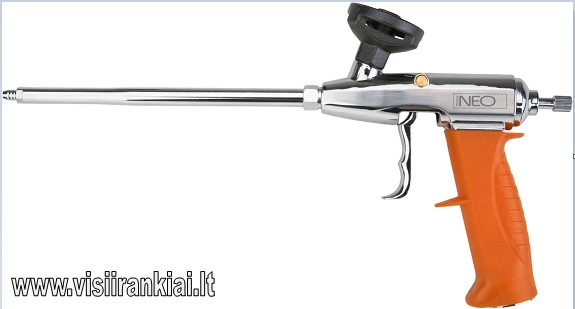 Pistoletas montažinėms putoms Pistoletas montažinėms putoms