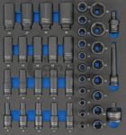 Smūginių galvučių komplektas 1/2" 6k. (8-32 mm)
