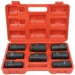 Smūginių galvučių komplektas 3/4" 6k. 17-32mm 8vnt.
