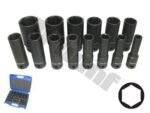 Smūginių ilgų galvučių komplektas 1/2" 6k. (10-32 mm)