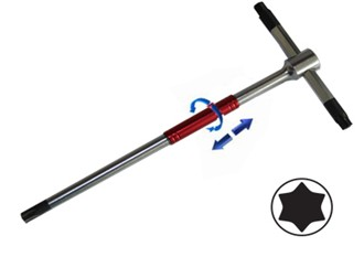 T-formos raktas Torx T27