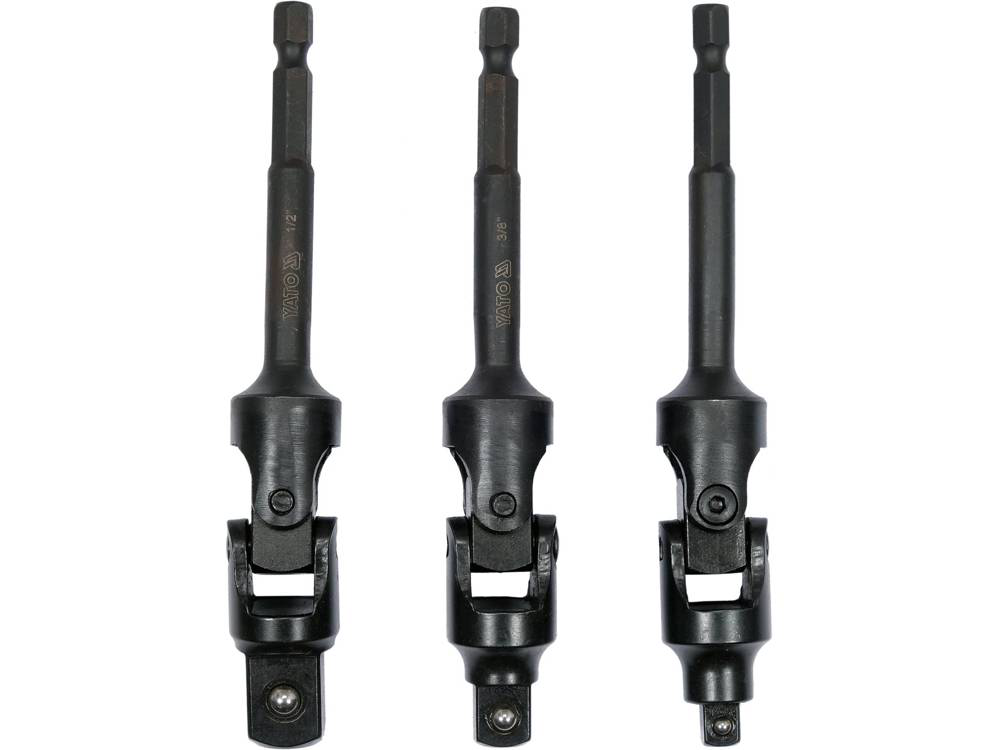 Adapteriai kardaniniai 1/4-3/8-1/2'' 125mm Adapteriai kardaniniai 1/4-3/8-1/2'' 125mm