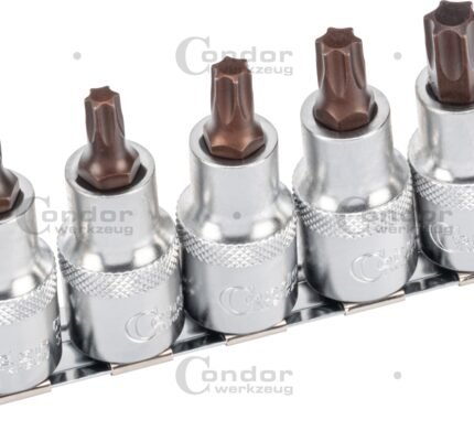 Antgaliai 1/2'' T30-T55 profi 5 dalių