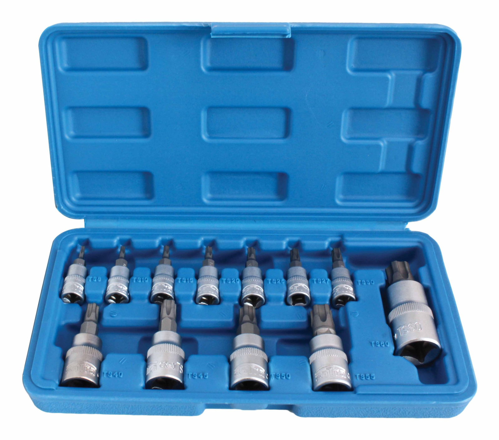 Antgaliai TORX su skyle 13 dalių T8-T70 Antgaliai TORX su skyle 13 dalių T8-T70