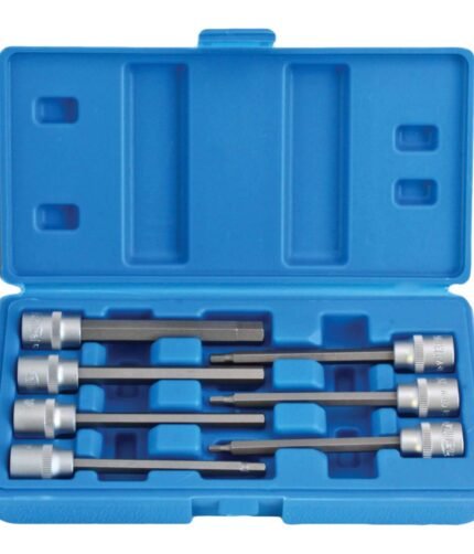 Antgaliai ilgi 3/8'' Coliniai HEX 7 dalių