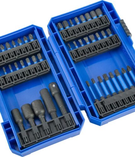 Antgaliai smūginiai 1/4'' su laikikliais 45vnt.