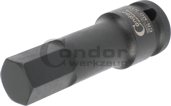Antgalis H17mm 1/2 smūginis / HEX17 Antgalis H17mm 1/2 smūginis / HEX17