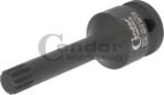 Antgalis 1/2 SPLINE M10 smūginis / 78mm ilgio