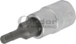 Antgalis įpresuotas 1/4" H3mm HEX