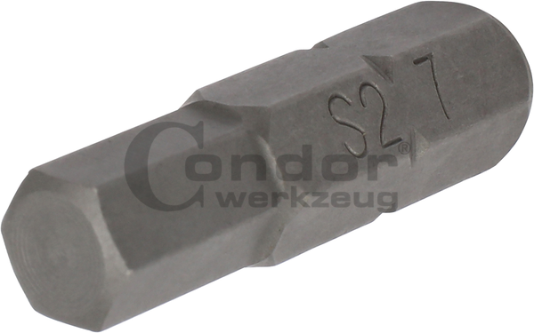 Antgalis šešiakampis HEX7 / 8mm / 30mm ilgio Antgalis šešiakampis HEX7 / 8mm / 30mm ilgio