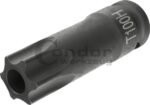 Antgalis TORX T100 su skyle 1/2 CR-Mo