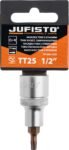Įpresuotas T20 su skyle TORX antgalis 1/2 / 55 mm