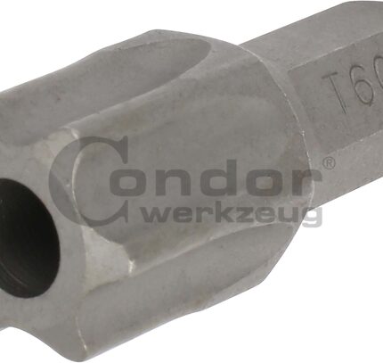 Antgalis TORX su skyle T60 / 8mm / 30mm ilgio