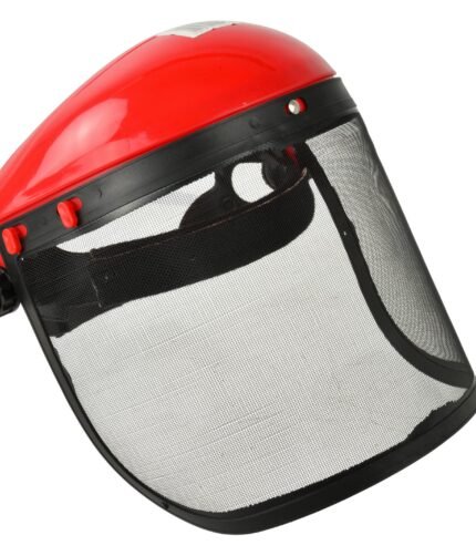 Apsauginis veido skydelis su metaliniu tinkleliu