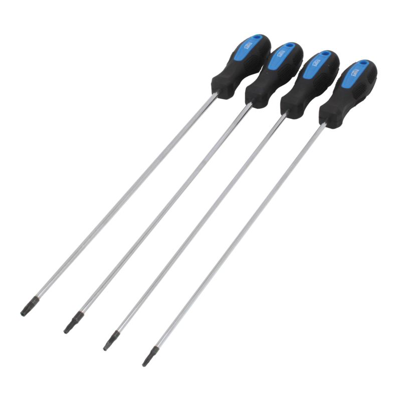 Atsuktuvai extra ilgi TORX 4vnt. Atsuktuvai extra ilgi TORX 4vnt.