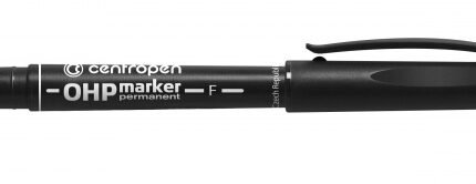 Markeris juodas plonas / 0