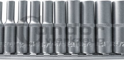 Colinių 1/4 ilgų galvučių rinkinys 6k. (5/32-1/2 mm)