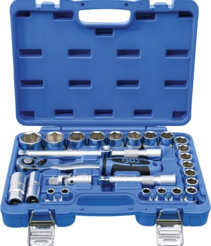 Colinių galvučių 6k. ir terkšlės rinkinys 1/2" 27vnt.