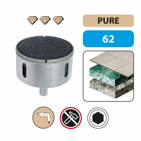 Deimantinė gręžimo karūna Ø 68mm Deimantinė gręžimo karūna Ø 68mm