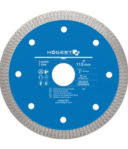 Deimantinis diskas keraminėms plytelėms 115 mm
