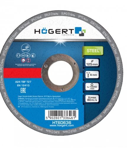 Diskas šlifavimo 125*6*22mm