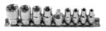 E-profil galvučių rinkinys 1/4''+3/8'' (E5-E16)