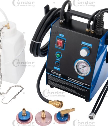 Elektrinis stabdžių nuorinimo prietaisas su adapteriais 220V