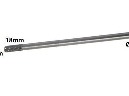 Freza prailginta B cilindro formos / 6x18 mm