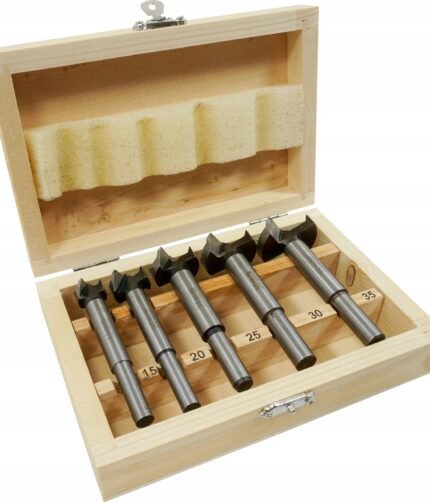 Frezos medžiui 15-35mm 5 dalių