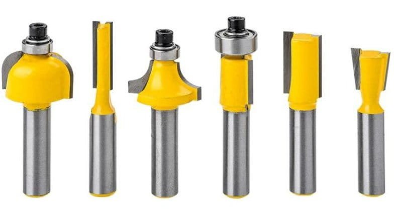 Frezų medžiui komplektas 6vnt. Frezų medžiui komplektas 6vnt.