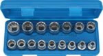 Galvučių komplektas 1/2" 12-kampės (8-24 mm)