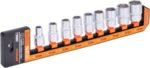Galvučių komplektas 1/2" 6kamp. 10-24mm / 9 dalių