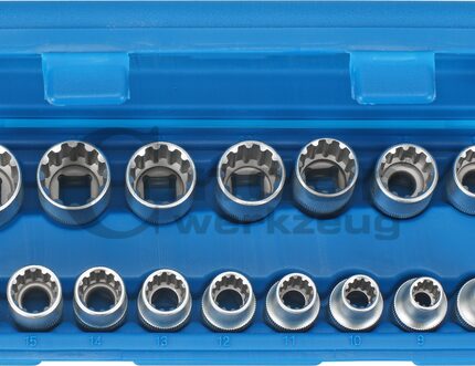 Galvučių komplektas 1/2" VARIOPLUS" (8-24 mm)
