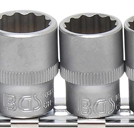 Galvučių komplektas 3/8" 12k. (8-19 mm)