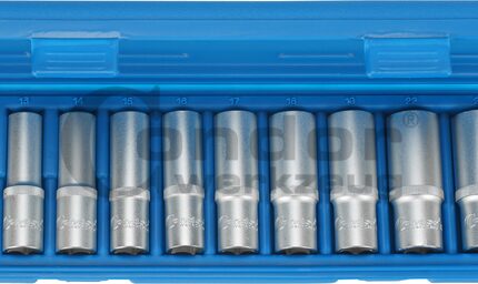 Ilgų galvučių komplektas 1/2" 6k. (10-24 mm)