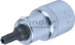 Galvutė 1/2 T27*55mm su skylute TORX