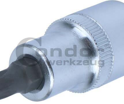 Galvutė 1/2 T40*55mm su skylute TORX