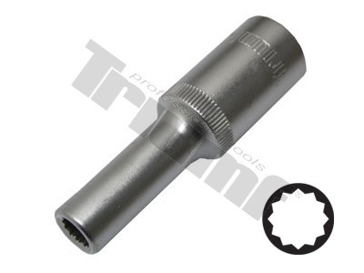 Galvutė 1/2 ilga 18 mm 12-kampė