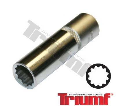 Galvutė 1/4 ilga 6mm 12-kampė