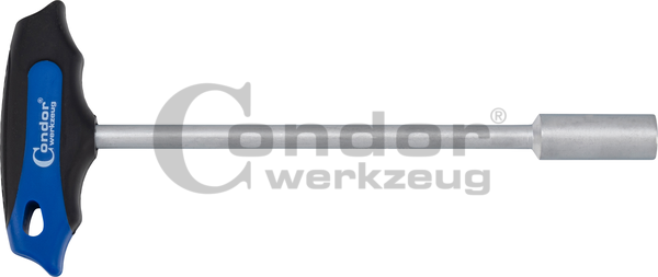 Galvutė 14mm su ilga T-formos rankena / 230mm ilgio Galvutė 14mm su ilga T-formos rankena / 230mm ilgio