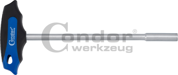 Galvutė 8mm su ilga T-formos rankena / 230mm ilgio Galvutė 8mm su ilga T-formos rankena / 230mm ilgio