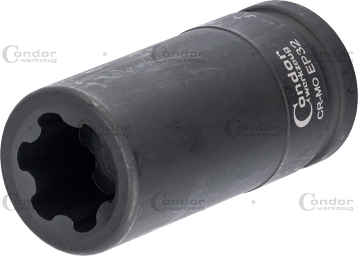 Galvutė Cr-Mo Mercedes 3/4'' TX-Plus EP32x90mm Galvutė Cr-Mo Mercedes 3/4'' TX-Plus EP32x90mm